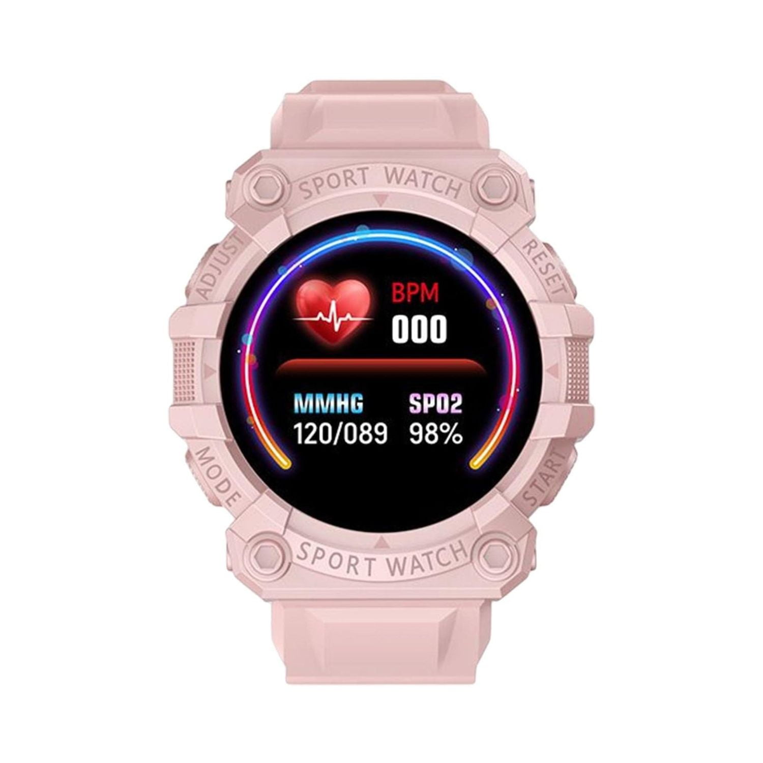 Importclick - Reloj Smart Band Carga Usb Deportivo Rosado