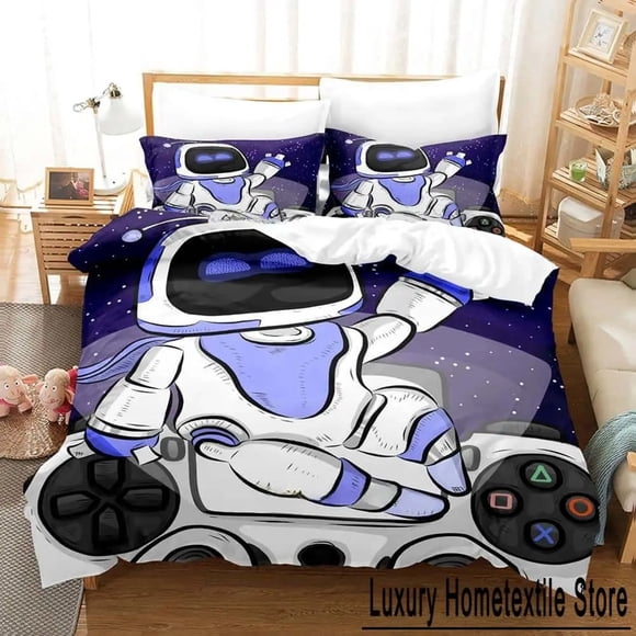 New Fashion ing ASTRO BOT Bedding Set three-piece set Adult Kid Bedroom Duvet cover Sets Home Textiles Bed Sheets