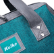 thumbnail image 3 of Mochila para notebook Kolke impermeable con puerto USB azul petróleo, 3 of 3