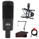 thumbnail image 1 of Kit de estudio con micrófono dinámico cardioide Heil Sound PR40, 1 of 5