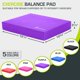 thumbnail image 3 of Almohadilla de equilibrio para ejercicios ProSourceFit, espuma acolchada antideslizante, 3 of 7