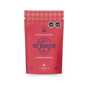 Liberté Chocolat - Chocolate Caliente Hot Marilyn Vegan Muu Friendly Doypack De 210 Gramos