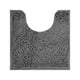 thumbnail image 1 of Alfombra de baño en forma de U, supersuave, peluda y con contorno para el suelo del baño, esponjosa, absorbente de agua, antideslizante, lavable a máquina, secado rápido, 1 of 5