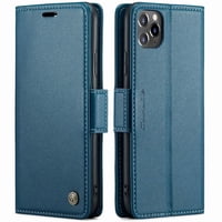 Caseme Tipo Cartera Iphone 11 Pro Max Con Cierre Magnético, Rfid, Tarjetero, Soporte, Carga Inalámbrica
