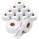 thumbnail image 1 of Etiquetas Aegis Adhesives 2,8 cm × 8,9 cm – Pack de 12 rollos, 1 of 9