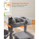 thumbnail image 4 of Torre para gatos pequeños Cat Tree Feandrea con percha ensanchada para gatos grandes, 4 of 9
