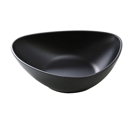 Plato Triangular O Para Sopa Yanco Moderne Mo-209Bk, 1 L, Melamina Negra