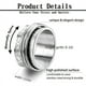 thumbnail image 2 of 1pc Punk Stainless Steel Butterfly Anxiety Ring - Unisex Rotating Fidget Spinner for Stress Relief & Wedding Parties!, 2 of 5