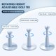 thumbnail image 2 of Tees de Golf Aleybloodes Paquete de 3 Ajustables 5,3‑7,3 cm, 2 of 6