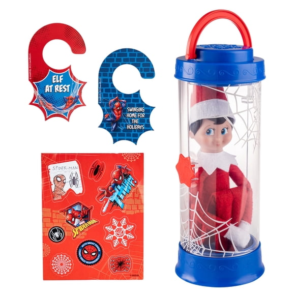 Portador de Elfo Scout Spider-Man de The Elf on the Shelf