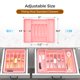 thumbnail image 3 of Organizador de cubiertos Ukeetap, extra grande, expandible, rosa, 3 of 8