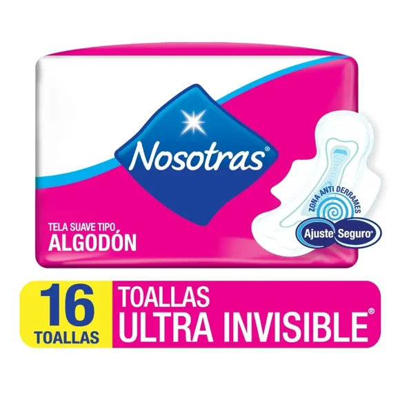 Toalla Ultra Invisible Tela Suave x 16 Unidades