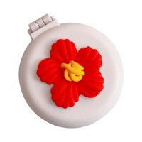 Magideal - Cepillo De Pelo Plegable, Mini Cepillo De Espejo De Bolsillo, Fácil De Llevar , Fiori Flor
