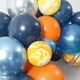 thumbnail image 2 of Kit de guirnalda de globos del espacio exterior, 88 piezas, incluye globos de astronauta, cohete OVNI, para fiestas de cumpleaños infantiles., 2 of 7