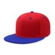 thumbnail image 1 of Gorra de béisbol CHOK.LIDS con visera plana y gorra Snapback, rojo/azul, 1 of 6