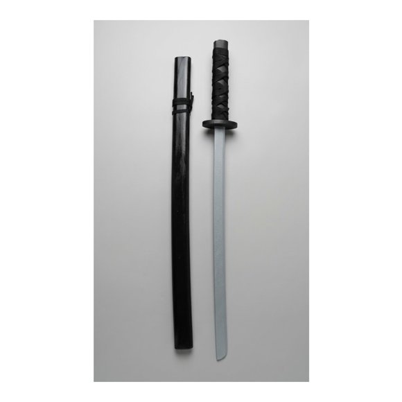 Katana De Madera Bokken De Práctica Con Funda Saya 73cm-Negra
