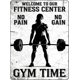 thumbnail image 1 of Letrero sala gimnasio terapia fitness vintage metal estaño hierro pintura decoración pared hogar club cueva hombre 30x20 cm, 1 of 6
