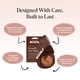 thumbnail image 4 of Bolsa Protectora de Jabón Kitsch de Malla Color Chocolate – Tamaño de Viaje, 4 of 9