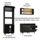 thumbnail image 4 of Kit Muebles de Cocina Madesa Reims 190 cm 02 Negro, 4 of 9