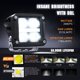 thumbnail image 3 of Luces LED tipo pod Nilight de 3,2" 20 W 2510 lm, haz súper puntual, 3 of 8
