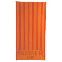 Toalla De Playa Stripes Summer Fun 90X180 Cm Naranja