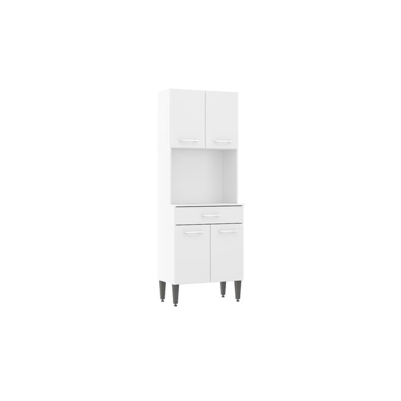 Kit Cocina Leia 4 Puertas 1 Cajon Mdf Blanco