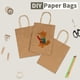 thumbnail image 5 of Bolsas de regalo RACETOP de papel kraft marrón, 100 unidades, 15 x 8 x 21 cm, 5 of 7