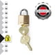 thumbnail image 4 of Candado Master Lock 120D de latón con llaves diferentes, 4 of 5
