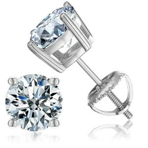 Aros Paris Jewelry 18K White Gold 3 Carat Moissanite Blanco