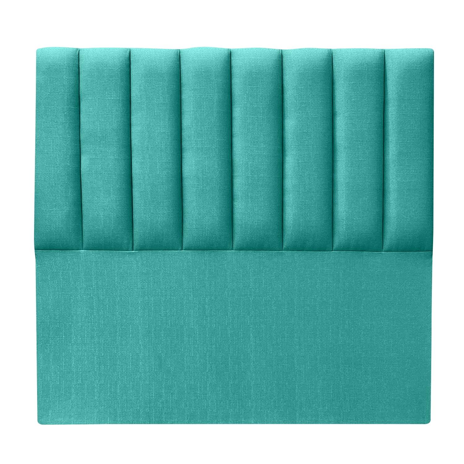 Espacio Hogar - Respaldo Tubular Vertical Super King Lino Turquesa