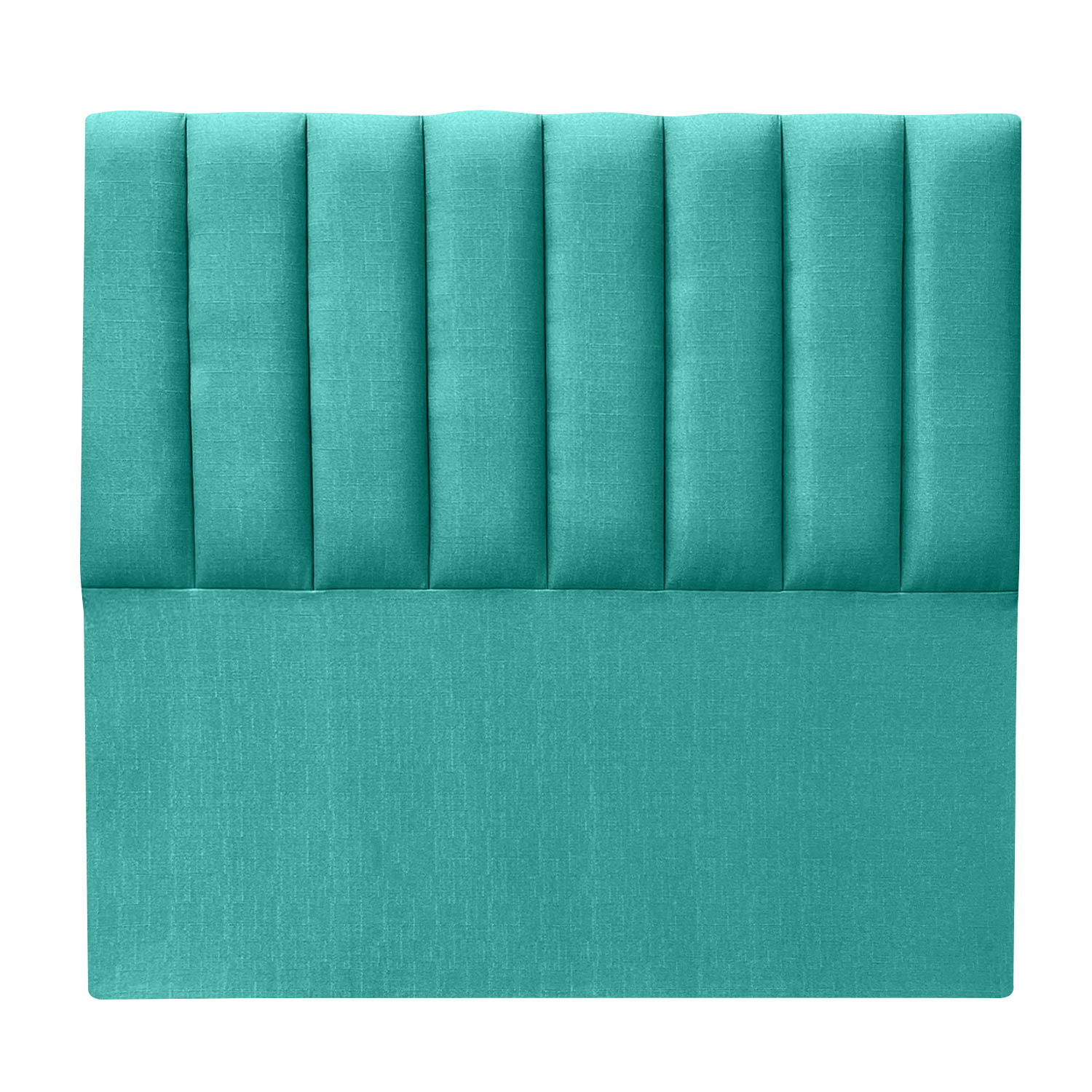 Espacio Hogar - Respaldo Tubular Vertical 1,5 Plazas Lino Turquesa