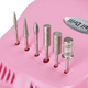 thumbnail image 5 of Torno De Uñas Belug   Nail Drill Profesional 30.000 Rpm Color Rosa, 5 of 5