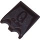 thumbnail image 1 of Soporte para taco Q-Claw 10x10x10 cm NEGRO – 2 tacos, 1 of 1