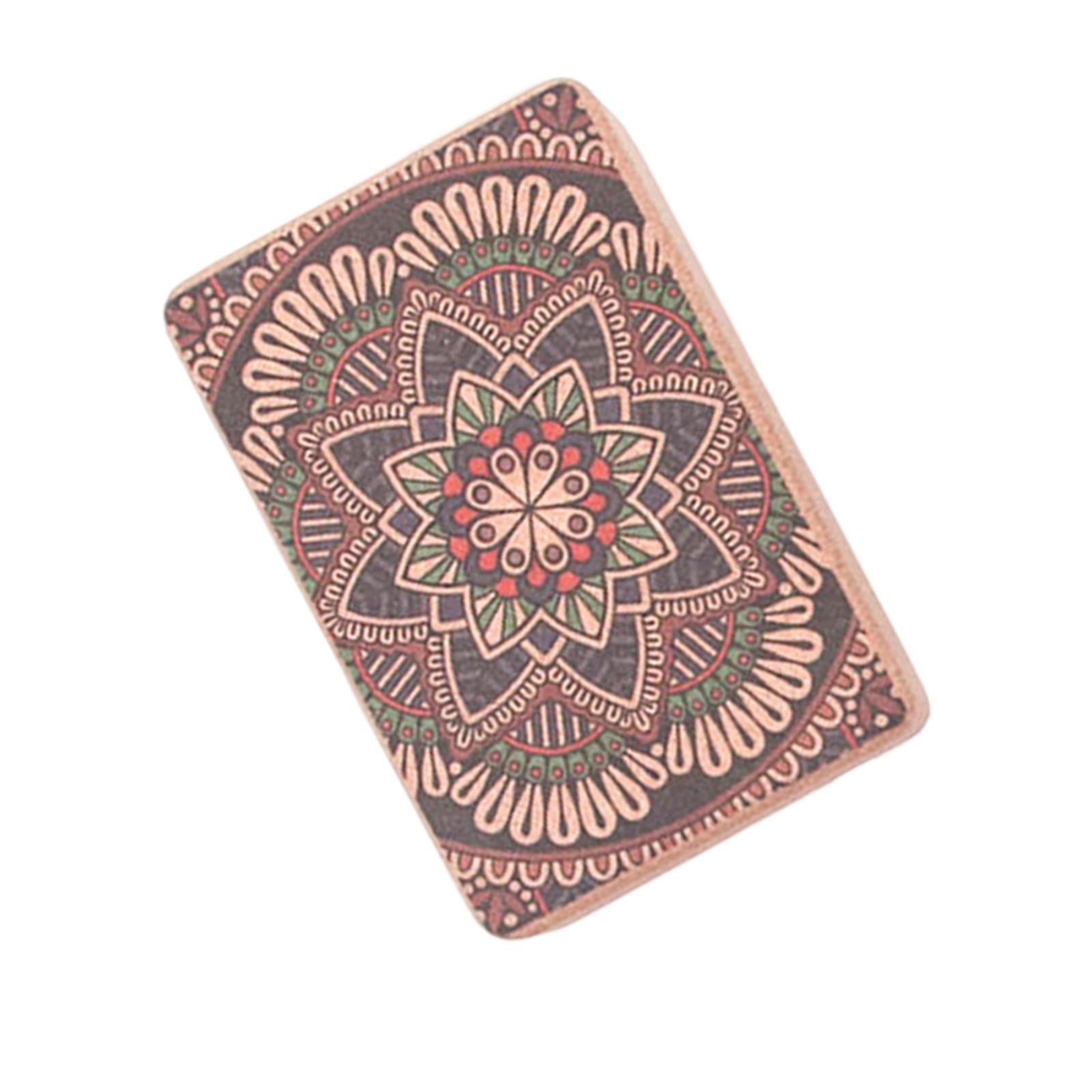 Ioensy - Bloque De Yoga Nonslip Home Gym Supportive Y Flexibilidad Ladrillo Cork Yoga Brick Style B