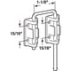 thumbnail image 2 of Cerradura De Seguridad Defender Security U 9846 Para Puerta Corrediza De Patio Alcance De 2 9 Cm, 2 of 4