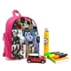 thumbnail image 3 of Félix el Gato Estético Mochila Escolar para Niños y Niñas, Mochila Infantil Ligera de Alta Calidad, Grande y Duradera ROSA, 3 of 6