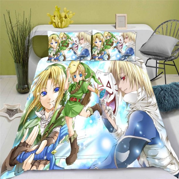The Legend of Zelda Duvet Cover Home 3D Printed Pillowcase Set Adult Children Comforter Bedding Fashion Boy Girls Game Animation