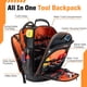 thumbnail image 3 of Mochila de herramientas Golkcurx Heavy Duty 1680D para electricista, 3 of 7