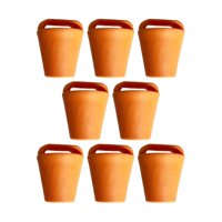 Magideal - Tapón De Desagüe Para Kayak De 8 Piezas, Tapones Para Agujeros De Drenaje De Canoa, Tpe Portátil Con Asa, Tapón De Drenaje De Kayak Duradero Para Cano Naranja