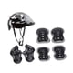 thumbnail image 1 of Casco De Bicicleta Para Niños, Rodilleras, Coderas, Muñequeras, Equipo Para Deportes Al Aire Libre, Patinaje, Negro, 1 of 5