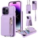 thumbnail image 1 of Stylish & Secure Wallet Case for iPhone 14/13/12/11 Pro Max/XR/XS Max/SE 2020 - RFID Credit Cards Holder, Zipper Leather Case With Wrist Strap & Handbag Case, 1 of 3