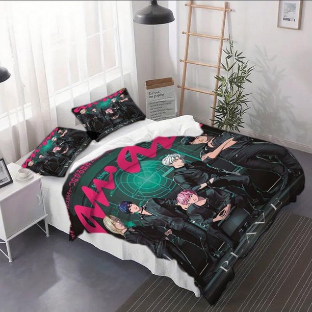 3pcs PLAVE Magazine Cover Duvet Set - Bedding Quilt Covers Suitable for Bedroom