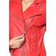 thumbnail image 4 of Falda Sharo Classic Leather Roja, 4 of 7