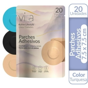 Vira - Parche Protector Para Sensor Freestyle Libre Guardian X 20 Turquesa
