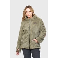 Chaqueta Chiporro Clásica Verde Oliva Mujer Falcone