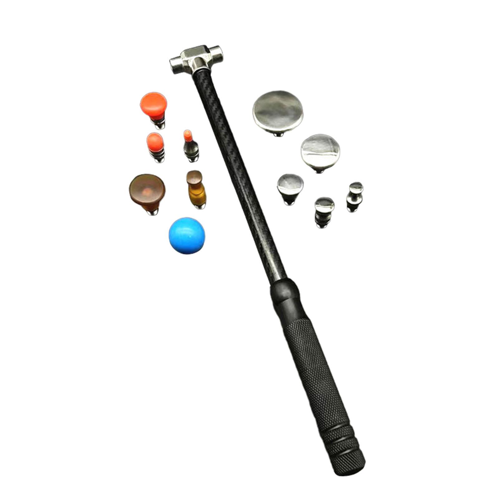 Ioensy - Herramienta De Reparación De Abolladuras Sin Pintura, Juego De Martillo De Reparación Para Láminas De Coche, Juego De Abolladuras Pequeñas A