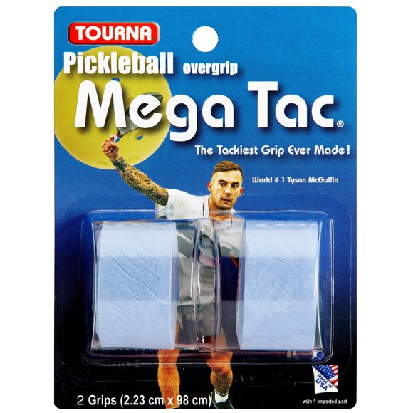 Sobregrip Tourna Mega Tac azul para pickleball - paquete de 2