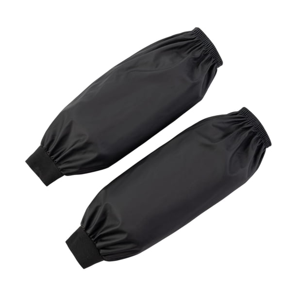 Limpieza de sobrecargas Redios reutilizables PU Aceites múltiples Protectores de brazos de cocina Manga larga para la protección de la cocción Adultos negro