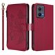 thumbnail image 2 of Funda Cartera Mariposa para [Motorola Edge 2024 5G] con Soporte y Cremallera Rojo, 2 of 6