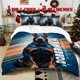 thumbnail image 1 of 3pcs Doberman Dog Print Bedding Set Soft Duvet Cover with 2 Pillowcases All Season Comfort, 1 of 5